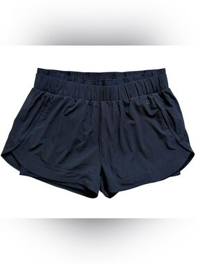Sweaty Betty On Your Marks Running Shorts 4” XL Black Activewear Outdoor
